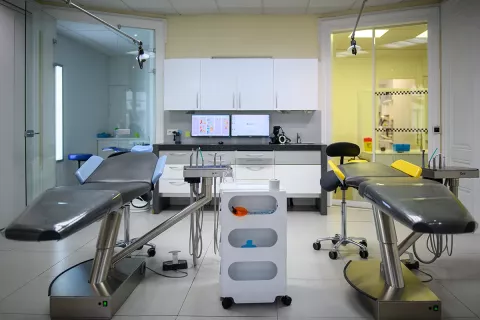 salle de soins cabinet de consultation Orthodontie Saxe Lafayette Dr Gabriel Lietz